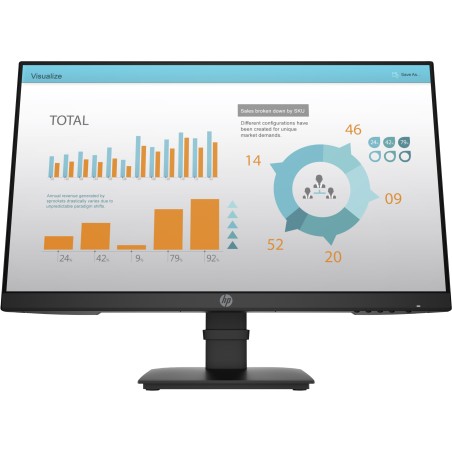 "HP P24 G4 FHD 23.8 Inch IPS Monitor - Ultimate Clarity and Connectivity | 1A7E5AT#ABB"